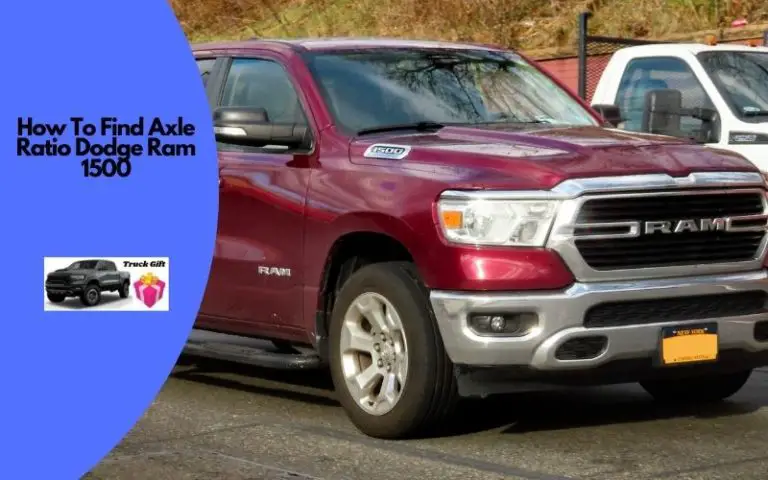 How To Find Axle Ratio Dodge Ram 1500? (Easy Steps)